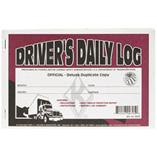 J.J 12 Books Keller Deluxe Driver's Daily Log Book with Detailed DVIR 