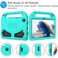 thumbnail image 4 of LTROP Case for Samsung Galaxy Tab A8 10.5 2022(SM-X200/X205/X207) Built-in Screen Protector, Galaxy Tab A8 Case for Kids, Protective Handle Stand Case for Samsung Galaxy Tab A8 10.5" 2022, Teal, 4 of 7