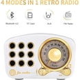 thumbnail image 2 of Retro Bluetooth Speaker FM Vintage Radio With Loud Volume, Strong Bass Enhancement, Bluetooth 4.2, Wireless Connection, Loud Volume, TF Card And MP3 Player, 2 of 7