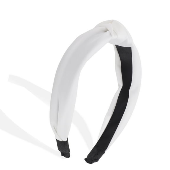 Vocoste Knotted Headband for Women Top Knot Head Bands for Women's Hair Fashion Hair Accessories for Women White