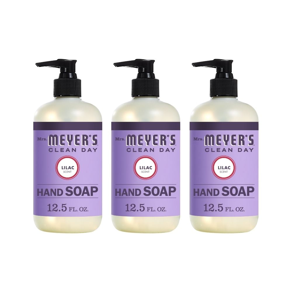 Mrs. Meyer's Liquid Hand Soap Lilac, 12.5 OZ (Pack of 3)