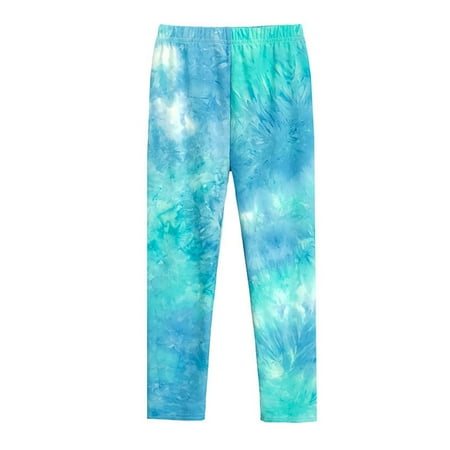 

Baby Girls Pants Tie Dye Gradient Printed Leggings Spring Summer Clothes Dailywear Streetwear Cozy Trousers