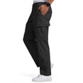 thumbnail image 1 of Pantalones de senderismo impermeables de secado rápido FREE SOLDIER negro 107x81 cm, 1 of 7