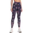 thumbnail image 1 of Leggings Bandana Bleus et Rouges pour Femmes, Pantalons de sport, 1 of 5