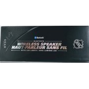 SOAR NHL ShockBox XL LED Wireless Bluetooth Speaker-Carolina Hurricanes