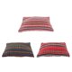 thumbnail image 4 of Funda de almohada kusrkot india con patrón de algodón a rayas decorativa hecha a mano Rosado, 4 of 8