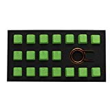 TaiHao Rubber TPR Gaming Backlit Keycaps Set for Cherry MX Mechanical Keyboards Compatible OEM (Ne