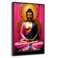 thumbnail image 1 of Cuadro Decorativo Canvas Revolution Meditación Dorada 60x90 Marco Negro, 1 of 3