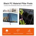 thumbnail image 4 of Moldura de ventana de poste de pilar negro brillante apta para Mitsubishi Lancer Sedan 2008-2017, panel de moldura lateral de puerta, pegatina decorativa, 4 of 4