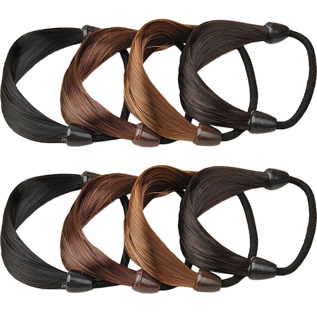 8 piezas de cintas elásticas para el pelo para pelucas, tocados para mujeres y niñas, accesorios para el cabello