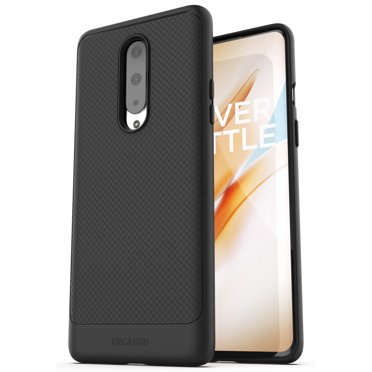 Encased ThinArmor Case For Moto G Power - Slim Fit Flexible Shockproof Cover (Black) With Qi Wireless Charging
