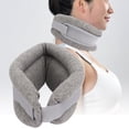 thumbnail image 4 of Filfeel Cervical Vertebra Fixing Strap, Comfortable High Density Sponge Neck Brace, Hook And Loop Designs Breathable And Cool For Home Office, 4 of 8
