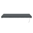 thumbnail image 3 of ALEKO 20' x 10' Grey Retractable Motorized Patio Awning Sunshade, 3 of 7