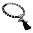 thumbnail image 1 of Pulseras ajustables del grano de la borla jinwen de turquesa, 1 of 6