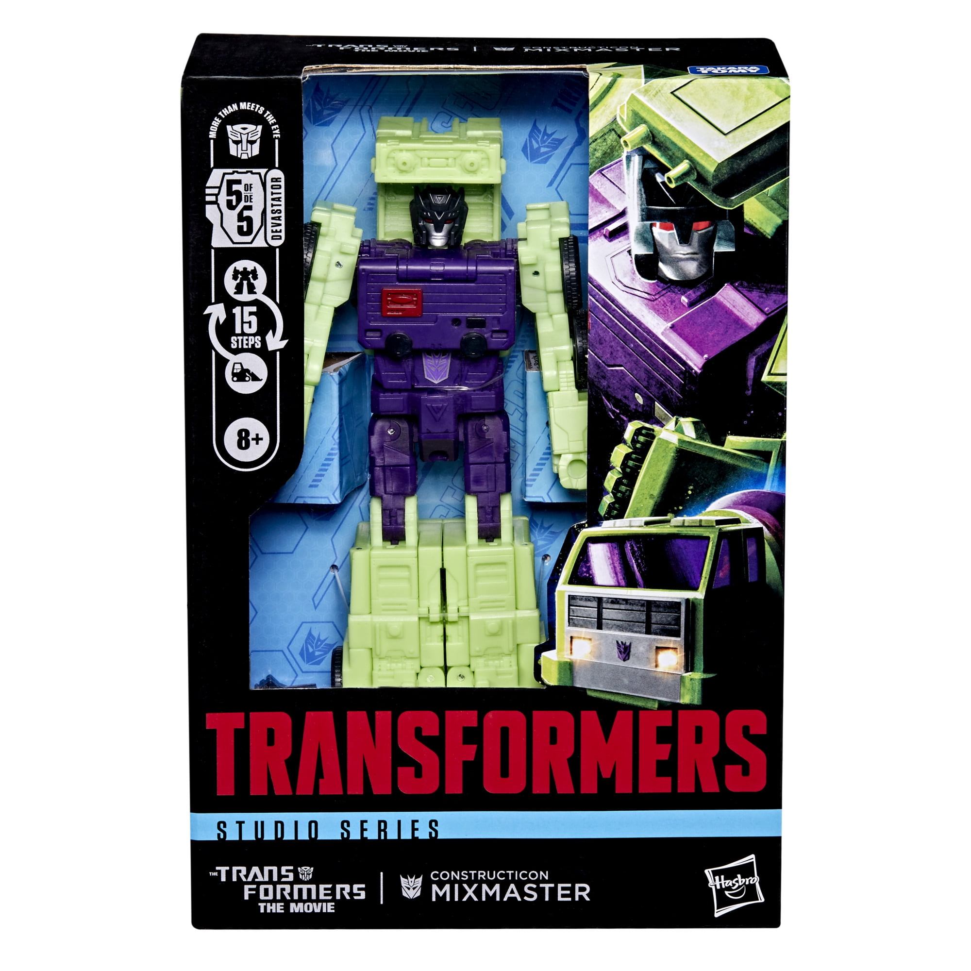 Transformers The Transformers: The Movie Constructicon Mixmaster 5.5 inch Action Figure, 8+