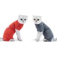 thumbnail image 1 of HLONK Pet Recovery Suit Four Legs Abdominal Wound Jacket for Cats, 1 of 7