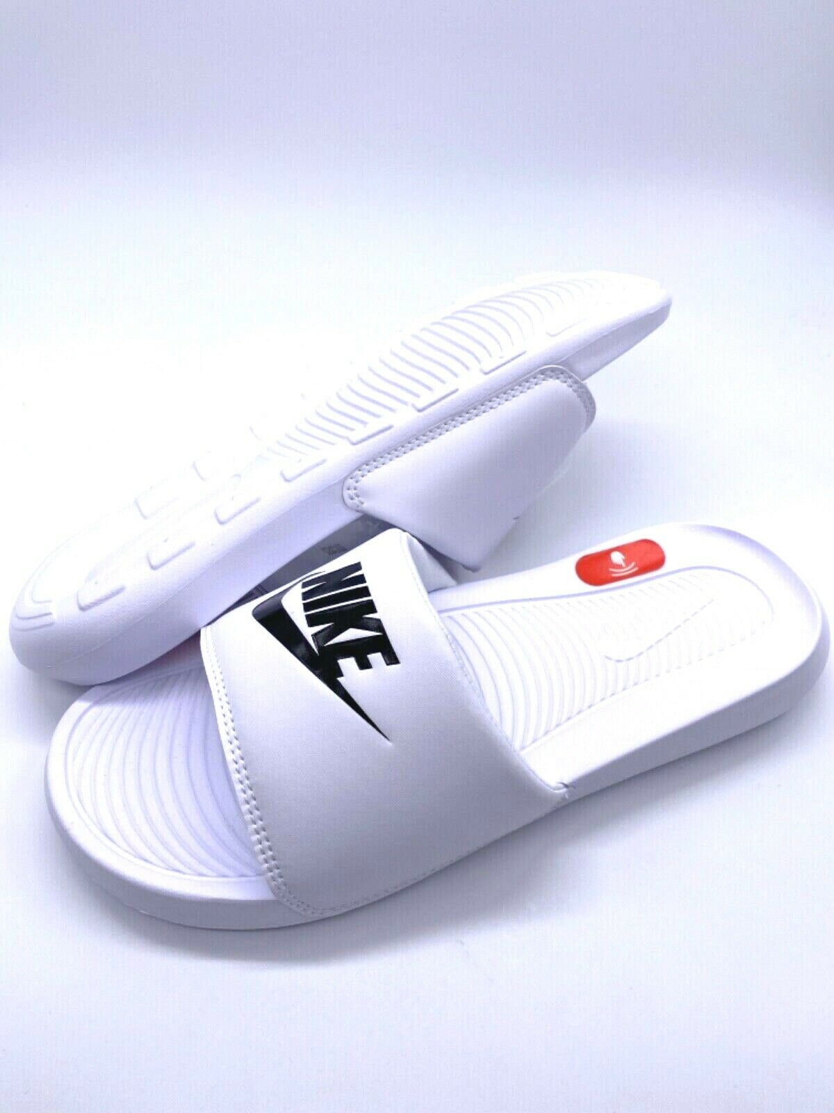 mudo cantante fe NIKE Men's Women's Victori One Slide White with Black Swoosh CN9675 100  Size 6 - Walmart.com