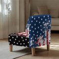 thumbnail image 5 of HELLHERO Elastic Bottom Dustproof Armless Accent Chair Cover for Armless Chair, Armless Accent Chair Protector American flag, 5 of 8