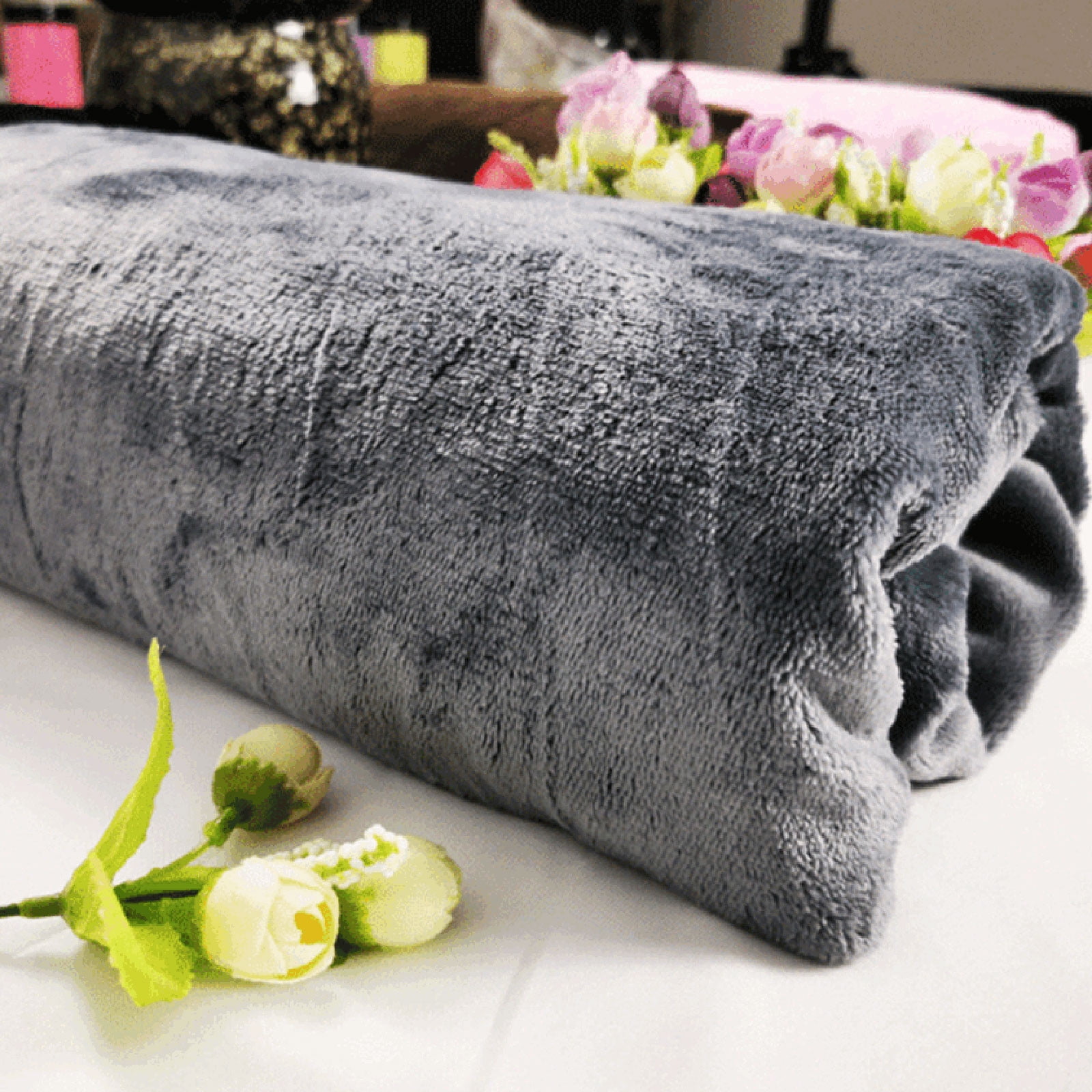 Couverture Chauffante USB Rechargeable - Flanelle Douce 100x70 Cm - Alimentation 5V/2A - Pour Canapé, Lit, Bureau, Voyage - 13
