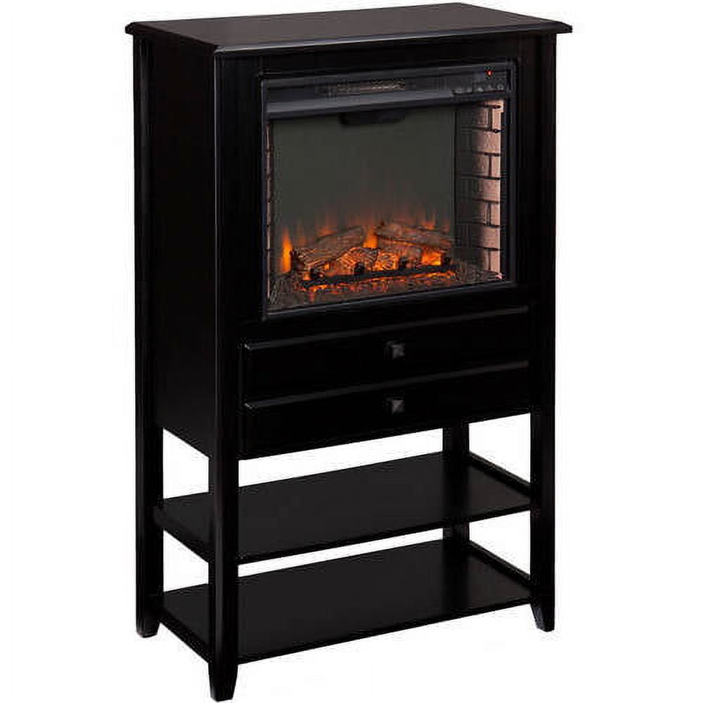 Kendall Corner Tower Electric Fireplace,  Black