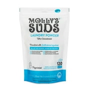 Angle View: Molly's Suds Original Laundry Detergent Powder 120 load, Natural Laundry Soap for Sensitive Skin