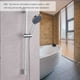 thumbnail image 4 of Inteprter Shower Rail Slide Bathroom Anti-skidding Showerhead Support Easy Holder Surface No Installment Smooth Burr Plastic Strong Type9 NO9, 4 of 6