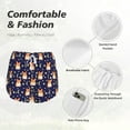 thumbnail image 4 of Cauagu Corgi Lying With Moons And Stars Print Women's 2 in 1 Running Shorts Athletic Workout Gym Yoga Shorts Running Shorts for Women-Large, 4 of 7