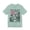 Dusty Blue, variant on Top Secret Skull Face Tee Grunge Graphic T-Shirt Retro Collage A-6
