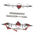 thumbnail image 3 of RC Front Rear Axles 1/12 Scale Metal Drive Shafts Complete Upgrade Set for MN82 LC79 RC Crawler Car, 3 of 9