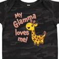 thumbnail image 4 of Inktastic My Glamma Loves Me Cute Giraffe Boys or Girls Baby Bodysuit, 4 of 5