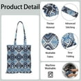thumbnail image 3 of Minimalist Sketch Style Canvas Tote – Earthy Aesthetic Reusable Handbag, 3 of 6