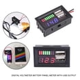 thumbnail image 4 of Batterie lithium-Acide Plomb Indicateur de Capacité BMS Tensiomètre Chargeur USB хм, 4 of 8