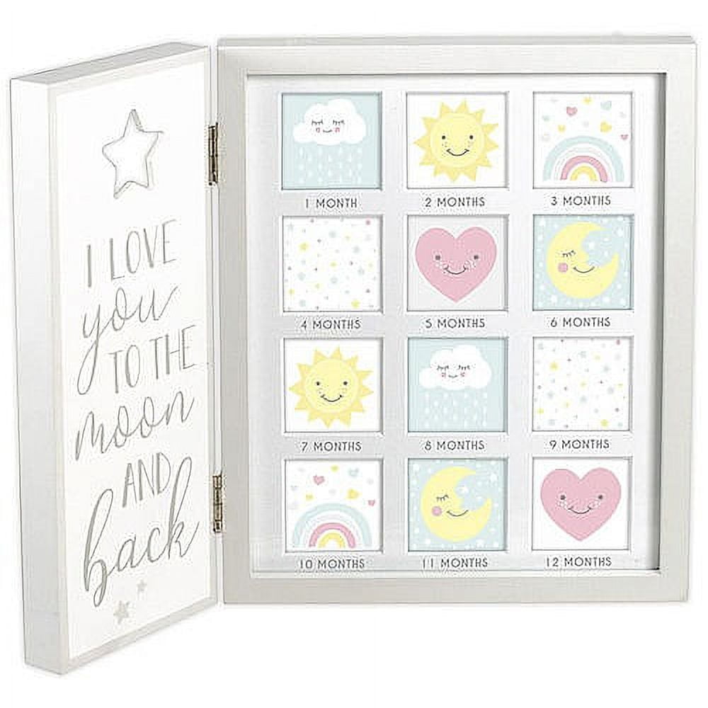 Malden 12-Opening Baby Hinged Tabletop Frame, One Size, White