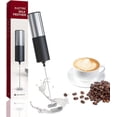 thumbnail image 1 of Milk frother for coffee, lattes, drink mixer whisk, mini frother for cappuccino, frappe, matcha, hot chocolate, 1 of 5