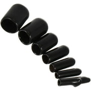 700pcs Finger Protectors Rubber Finger Cots Finger Guard Fingertips Finger Caps for Protection Black
