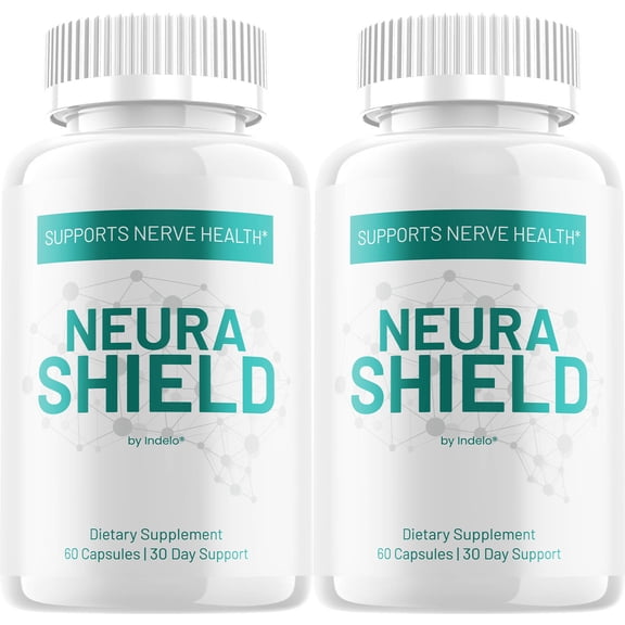 Neura Shield Capsules – Advanced Formula Supplement Natural Ingredients Glycogen Support, 2 Pack, 120 Capsules