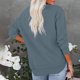 thumbnail image 5 of RKSTN Women's Long Sleeve Shirt Tops Oversized Crewneck Side Split Pullover T Shirt Top Womens Casual Solid Plus Size Raglan Relaxed Fits Loose Comfy Tee Shirt Fall Spring Clothes, 5 of 8