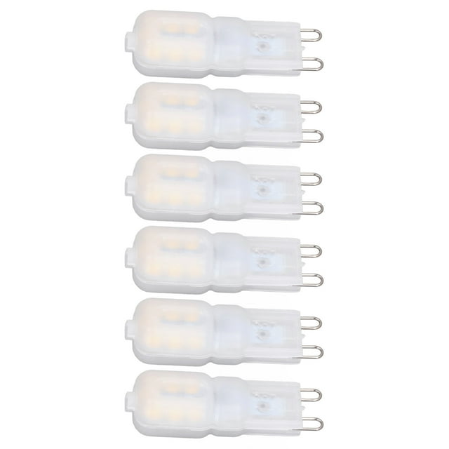 Bombilla LED regulable BuyWeek 6 piezas G9 materiales ecológicos