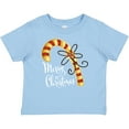 thumbnail image 3 of Inktastic Merry Christmas Red and Gold Candy Cane Boys or Girls Baby T-Shirt, 3 of 5