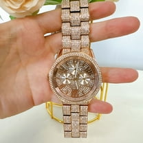 Michael Kors MK6933 Bradshaw Rose Gold Extreme Gliz Watch
