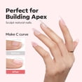 thumbnail image 6 of modelones Builder Nail Gel, 8-in-One Pink Shimmer Builder, Sparkle Glitter Pink Rubber Base Gel Polish LED Lamp Cured Hardener Color Base Strengthener Extension for Home DIY Salon Girls, 6 of 9