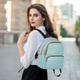thumbnail image 6 of JIALIOU Mini Backpack Purse for Women Quilted Casual Daypack Small Travel Shoulder Bag, Mint Blue, 6 of 7