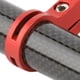 thumbnail image 5 of Extensor de manillar de bicicleta aleación de aluminio de fibra de carbono ligera para lámpara de luz de montaje de teléfono abrazadera doble roja, 5 of 10