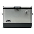thumbnail image 2 of Coleman Glacière Ceinturée en Acier Inoxydable 54-Qt, Argent, 2 of 10
