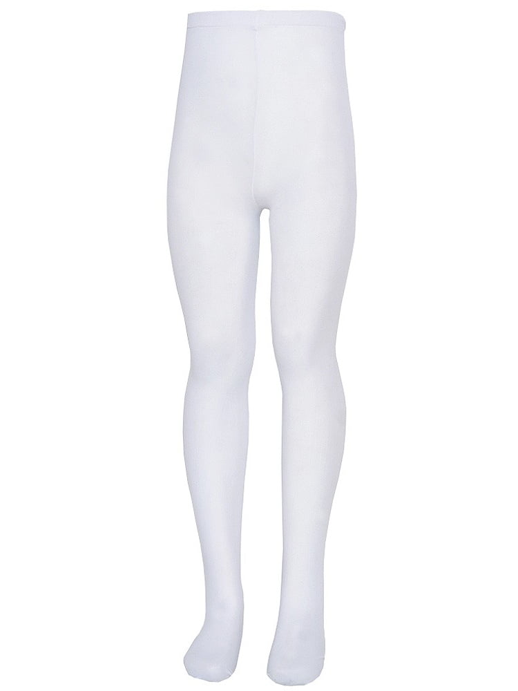 Black Piccolo Heavyweight Opaque Baby Girl Tights 12-24M