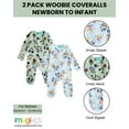 thumbnail image 3 of Disney Mickey Mouse Donald Duck Pluto Fleece 2 Pack Coveralls Woobie Newborn to Infant, 3 of 5