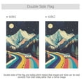thumbnail image 4 of Yayeee Garden Flag 28" x 40" Double Sided Outdoor Yard Lawn Holiday Decorations, Evening Mountain Road, 4 of 6