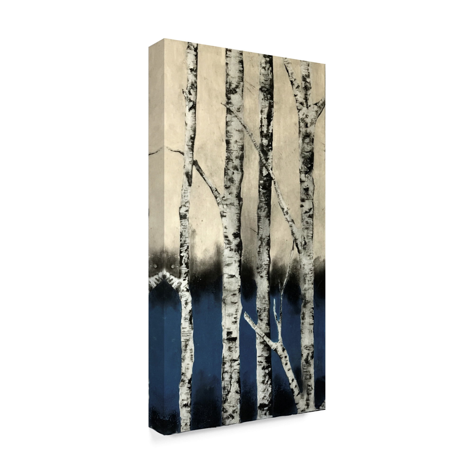 Trademark Fine Art 'Winter Birch' Canvas Art by Lovisart