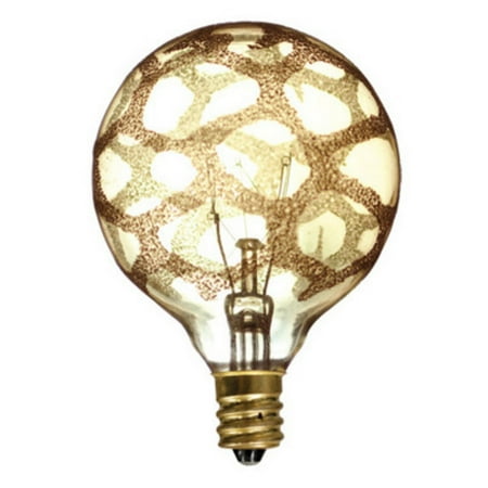 Bulbrite 40W Crystal Collection Candelabra Base Incandescent Light Bulb - 6 pk.