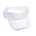 thumbnail image 5 of 10 Brushed Cotton Sandwich Visors Set - Unconstructed, Velcro closure - White Blue, 5 of 5